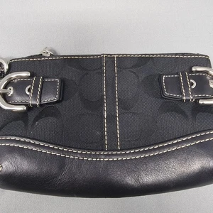 Coach Handgelenktasche Damen Größe S schwarz Monogramm  - Bild 1 von 12