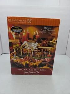 Dept. 56 Snow Village Fall Harvest Apple Orchard 2005 Cordless Lighted #55388 - Picture 1 of 24