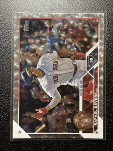 2023 Topps Series 1 Rafael Devers Super Box Exclusive Silver Foil #11 Red Sox - Picture 1 of 2