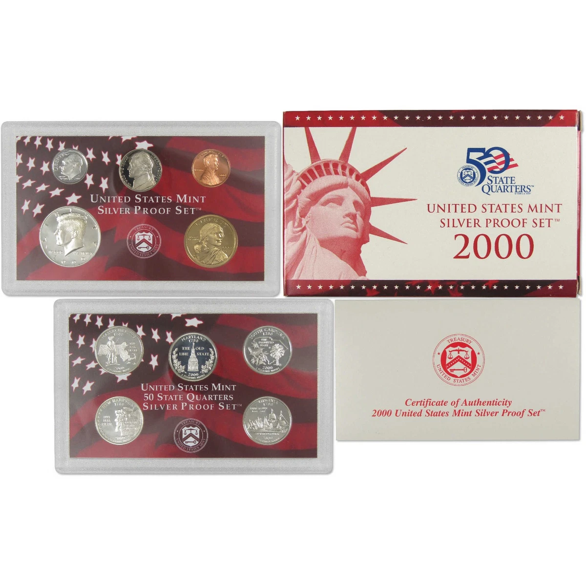 2000 Silver Proof US Coin Sets for sale | eBay