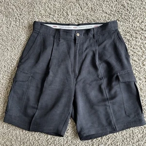 Tommy Bahama Relax Cargoshorts für Herren 35 schwarz 8 Schrittlänge Freizeit bequem 100 % Seide - Bild 1 von 5