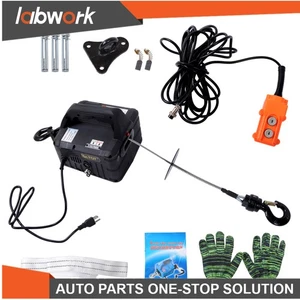 Labwork 2in1 Portable Electric Hoist Winch 1100lbs Wired Remote Control 1500W - Picture 1 of 19