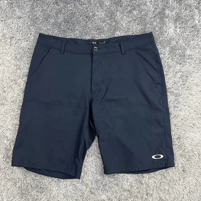 Pantalones Cortos Oakley Adulto 38 Azul Golf Elastizados Informales Preppy Chino Elastizados Golfista Para Hombres Foto 1 de 4