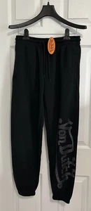 BNWT WOMEN'S VON DUTCH RHINESTONE SWEATPANTS BLACK US SIZE MEDIUM (M) - Picture 1 of 12