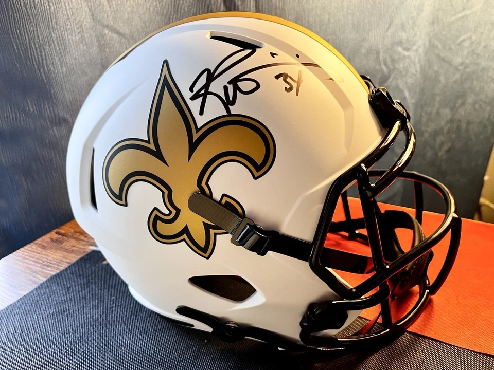 Ricky Williams Autographed Saints F / S Replica Speed Helmet - Beckett W Holo - Image 1 of 4