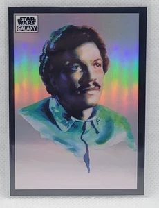 2022 Topps Chrome Star Wars Galaxy Lando Calrissian #6 Refractor - Picture 1 of 2