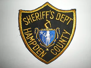 PARCHE DEL DEPARTAMENTO DEL SHERIFF DEL CONDADO DE HAMPDEN, MASSACHUSETTS - Imagen 1 de 1