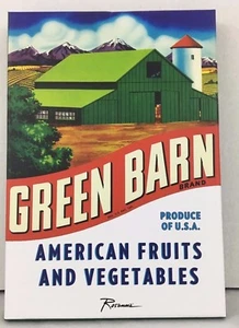 Green Barn Vanity Tray Rosanna American Orchard Plenti Grand Retro Vintage Look - Picture 1 of 8