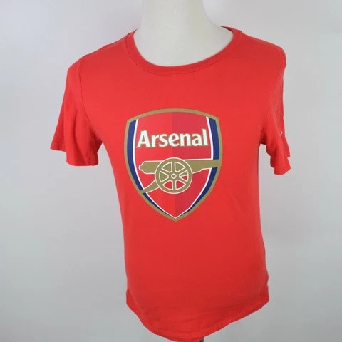 Arsenal Soccer Futbol Mens Cotton SS Crew Neck Red T Shirt by Puma Small Cover