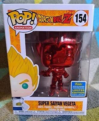 Super Saiyan Vegeta Pop 154 - Dragon Ball Z Funko Pop! Vinilo 2019 Summer Conv Foto 1 de 4