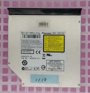 Pioneer BDR-TD05FAD 6X Blu-ray BD DVD CD Burner Writer SATA Slim Drive fromJapan - Picture 1 of 4