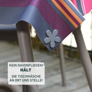 Tischtuchbeschwerer Blume, magnetisch - 4 Stück - Bild 1 von 5