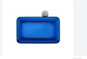 NINA Kimberly women's clutch minaudiere evening bag - Electric blue (Defective) - Picture 1 of 7