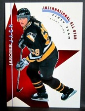 Jaromir Jagr/Teemu Selanne 1995-96 Parkhurst International AllStar!Penguins/Jet3