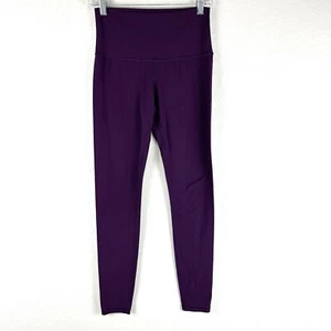 Ivivva by Lululemon Dark Purple Pull On Athletic Athleisure Leggings Size 14 - Picture 1 of 6