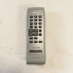 Control remoto AIWA RM-Z1S002 para reproductor de CD CSD-MP100 sistema estéreo probado - Imagen 1 de 2