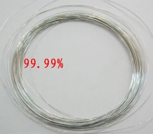 1pcs 99.99% Purity Platinum Pt Metal Wire Diameter 0.1mm - 1mm Flame Reaction - Picture 1 of 3