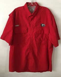 Mens Georgia Bulldogs Chiliwear Outdoor Fishing Shirt XXL - Picture 1 of 9