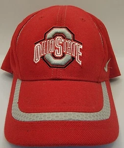 NIKE Authentic Team Wear OHIO STATE Hook Loop Adjustable Ball Cap - Picture 1 of 2