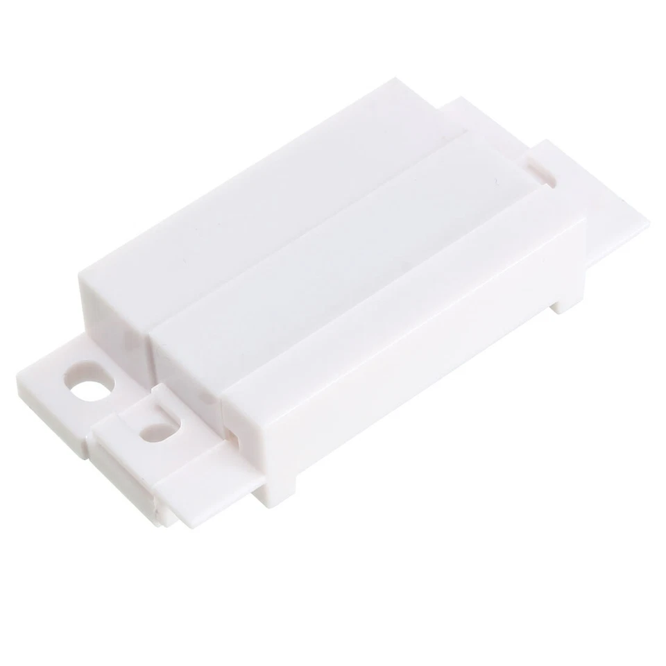 UXCELL MC-31 Montaje en Superficie Cableado NO+NC Sensor de Puerta Alarma Interruptor de Caña Magnético Blanco