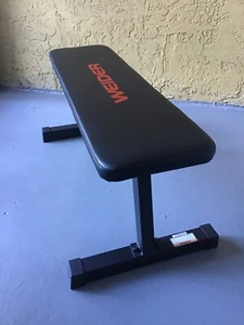 Weider Traditional Flat Weight Workout Exercise Bench ~ Black - Picture 1 of 7