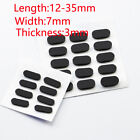 Width 7mm  Thick 3mm Oval Self Adhesive Sticky Buffer Pads 3M Adhesive Backing
