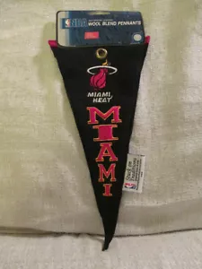 2004 Winning Streak Miami Heat NBA Wool Blend Basketball Pennant - Picture 1 of 3