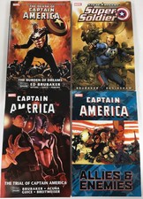 LOT OF 5 CAPTAIN AMERICA TPB /GN's -TRIAL/  SUPER SOLDIER /  BURDEN +  $84 VALUE