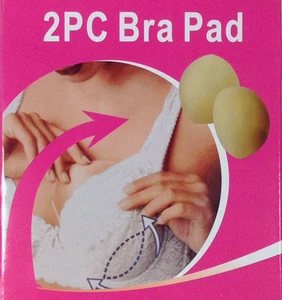 2PC Foam Bra Pad Insert Breast Enhancer Bikini Swimwear Strapless Removable - Picture 1 of 2