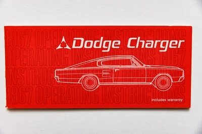 Dodge Charger 1967 manual del propietario original Foto 1 de 4