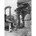 Bourne Shepherd Ruins Rudra Mala Temple India 1874 Photo Wall Art Canvas Print