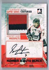 2010-11 SUBWAY SERIES NUMBERS BLACK SEAN COUTURIER AUTO JERSEY 3 COLORS /6