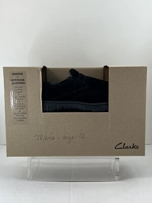ZAPATILLAS SIN CORDONES CLARKS HOMBRE GAMUZA INTERIOR/EXTERIOR NEGRAS TALLA 12 Foto 1 de 3