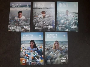 5 EDGAR Karten 💧READY TO RECYCLE ♻️ 5 bekannte Menschen baden im Müll 2025 🐬 - Bild 1 von 2