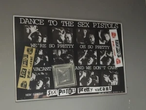 SEX PISTOLS ZIEMLICH LEER orig Schallplatte gerahmt große Punk Ikone - Bild 1 von 1
