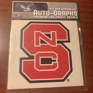 NEW SEALED NCSU NC North Carolina State Logo Emblem - Car Truck Laptop Decal - Picture 1 of 3