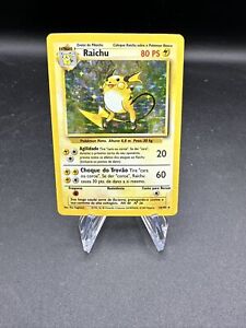 Pokemon Card - Raichu Base Set 14/102 Holo Rare Portuguese Version - Very Rare