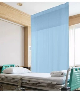 Inherent Flame Retardant Curtain Room Divider, Hospital, Spa 12x8 New - Picture 1 of 6