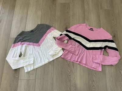 Lote 2 tops para mujer Abercrombie And Fitch 100 % algodón talla XS Foto 1 de 2