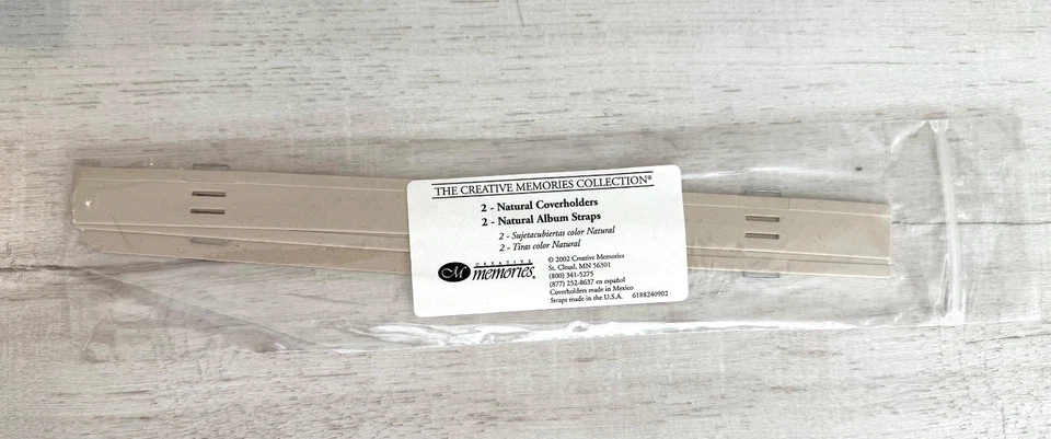 Creative Memories 12x12 Correa Natural Bisagra Álbum Cubierta con Ganchos de Metal Soportes Nuevo Foto 1 de 1