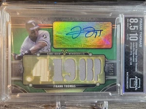 2024 Topps Triple Threads Frank Thomas Autograph Relic (Jersey + Bat) (/18) Auto - Picture 1 of 2