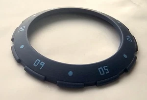 Swatch Scuba 38 mm blue bezel bisel watch spare part vintage - Picture 1 of 4
