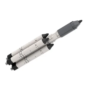 MOC 379pcs Build Roscosmos Angara A5 Carrier Rocket with 4 Side Boosters Parts - Picture 1 of 4