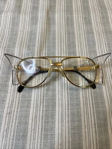 Titmus Z87 EYEGLASSES FRAMES Gold Safety Aviator Dahmer’s L#0247 - Picture 1 of 9
