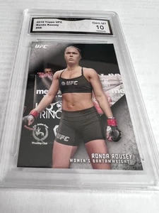 RONDA ROUSEY 2015 TOPPS UFC # 68 GRADED 10 L@@@K - Picture 1 of 2