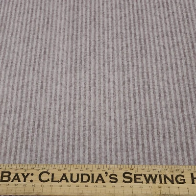 La Vie En Rose BTY Santoro Quilting Treasures Tonal Gray Damask Stripe - Image 1 of 2