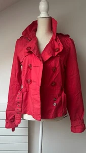 REVIEW Frühling Jacke Parka Trenchcoat Gr 38 Super Zustand - Bild 1 von 9