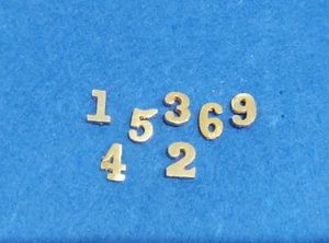 BATTALION UNIT NUMERAL AUSTRALIAN AIF - ONE PAIR REPRO BRASS WW1 PIN BACK - Foto 1 di 1