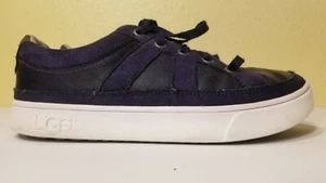 Zapatillas UGG Niños Marcus Azul Marino EE. UU. NIÑOS TALLA 4 Usadas Gamuza y Cuero Sintético - Imagen 1 de 10