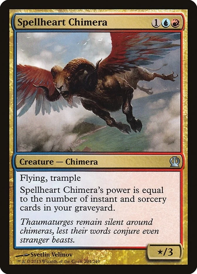 Theros Spellheart Chimera MTG Magic the Gathering NM - Image 1 of 1